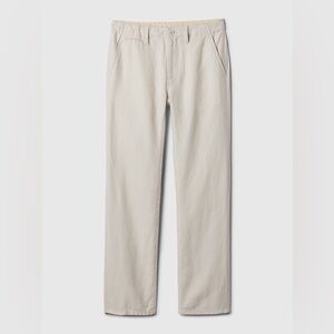 GAP Kids Linen-Cotton Lived-In Khakis